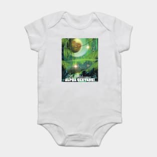 For an Adventure - Alpha Centauri space art. Baby Bodysuit